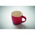 Taza de cerámica en varios colores con degradado 300ml color rojo