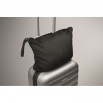 Manta o almohada para viajes con tira para trolley 220 g/m2 color negro vista fotografía tercera vista