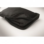 Manta o almohada para viajes con tira para trolley 220 g/m2 color negro vista fotografía quinta vista