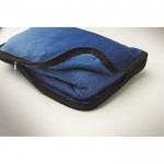 Manta o almohada para viajes con tira para trolley 220 g/m2 color azul vista fotografía quinta vista