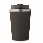 Vaso doble pared con revestimiento de cerámica en el interior 350ml color negro cuarta vista