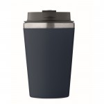 Vaso doble pared con revestimiento de cerámica en el interior 350ml color azul marino cuarta vista