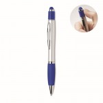 Bolígrafo con parte superior de función antiestrés tinta azul color azul real