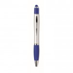Bolígrafo con parte superior de función antiestrés tinta azul color azul real quinta vista