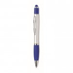Bolígrafo con parte superior de función antiestrés tinta azul color azul real octava vista