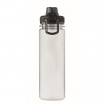 Botella transparente de RPET con tapa y asa de transporte 750ml color negro novena vista