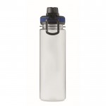 Botella transparente de RPET con tapa y asa de transporte 750ml color azul novena vista