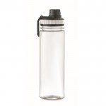 Botella transparente de RPET con tapa y asa de transporte 750ml color blanco septima vista