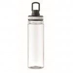 Botella transparente de RPET con tapa y asa de transporte 750ml color blanco octava vista