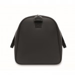 Bolsa de suave tacto con doble asa y bandolera desmontable color negro cuarta vista