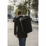Bolsa grande de lona con bandolera ajustable y desmontable color negro