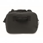 Bolsa grande de lona con bandolera ajustable y desmontable color negro octava vista