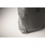Mochila de cierre roll top con tira reflectante e impermeable 15'' color gris oscuro vista fotografía tercera vista