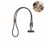 Lanyard para colgar el móvil con cable de carga incluido 60 W color negro