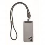 Lanyard para colgar el móvil con cable de carga incluido 60 W color negro segunda vista