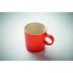 Taza de cerámica con degradado de color e interior blanco 290ml color naranja