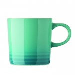 Taza de cerámica con degradado de color e interior blanco 290ml color turquesa tercera vista