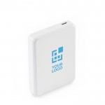 Batería externa de carga rápida compatible con portátiles 5.000 mAh color blanco vista de impresión