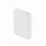 Batería externa de carga rápida compatible con portátiles 5.000 mAh color blanco cuarta vista
