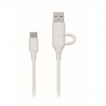 Batería externa de carga rápida compatible con portátiles 5.000 mAh color blanco septima vista