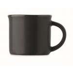 Taza de cerámica especial para el espresso personalizable 40ml color negro cuarta vista