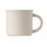 Taza de cerámica especial para el espresso personalizable 40ml color blanco cuarta vista