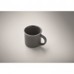 Taza de cerámica especial para el espresso personalizable 40ml color gris oscuro vista fotografía segunda vista