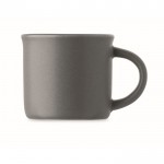 Taza de cerámica especial para el espresso personalizable 40ml color gris oscuro cuarta vista