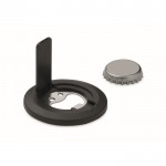 Soporte circular magnético para iPhone® con un abrebotellas incluido color negro segunda vista