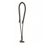Lanyard para móvil con cable de carga y transferencia de datos color negro tercera vista