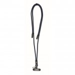 Lanyard para móvil con cable de carga y transferencia de datos color azul marino vista principal tercera vista