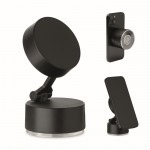 Soporte magnético para teléfono con posibilidad de carga color negro