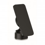 Soporte magnético para teléfono con posibilidad de carga color negro cuarta vista