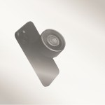Soporte magnético para teléfono con posibilidad de carga color negro vista fotografía octava vista