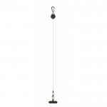 Soporte retráctil para teléfono o tarjeta identificativa color negro segunda vista