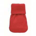 Pequeño calienta manos de poliéster con sistema de agua caliente color rojo sexta vista