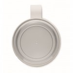 Taza para llevar de desayuno con 2 compartimientos separados 450ml color blanco octava vista