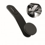 Cargador inalámbrico magnético para coche con anillo magnético color negro