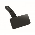 Cargador inalámbrico magnético para coche con anillo magnético color negro tercera vista