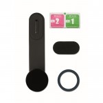 Cargador inalámbrico magnético para coche con anillo magnético color negro septima vista