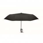 Paraguas antiviento plegable con apertura y cierre automático Ø99 color negro