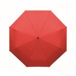 Paraguas antiviento plegable con apertura y cierre automático Ø99 color rojo sexta vista