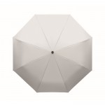 Paraguas antiviento plegable con apertura y cierre automático Ø99 color blanco sexta vista