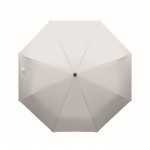 Paraguas antiviento plegable con apertura y cierre automático Ø99 color blanco octava vista