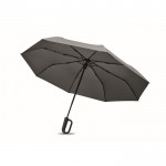 Paraguas antiviento plegable con apertura y cierre automático Ø99 color gris tercera vista
