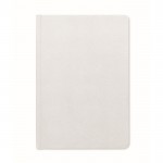 Libreta hecha de caña de azúcar de tapa dura A5 papel a rayas color blanco quinta vista