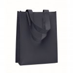 Bolsa pequeña de RPET de varios colores con fuelle inferior 80 g/m2 color azul