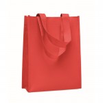 Bolsa pequeña de RPET de varios colores con fuelle inferior 80 g/m2 color rojo