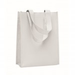 Bolsa pequeña de RPET de varios colores con fuelle inferior 80 g/m2 color blanco