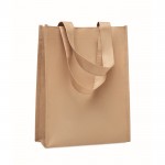 Bolsa pequeña de RPET de varios colores con fuelle inferior 80 g/m2 color marfil